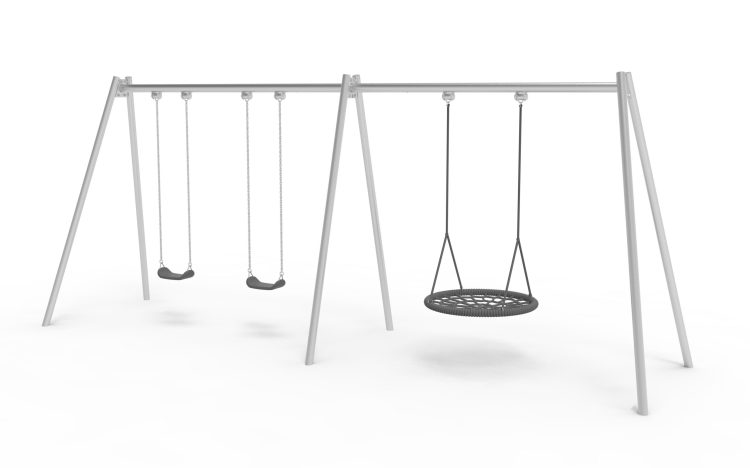 三人一字鸟巢.663X173X270CM